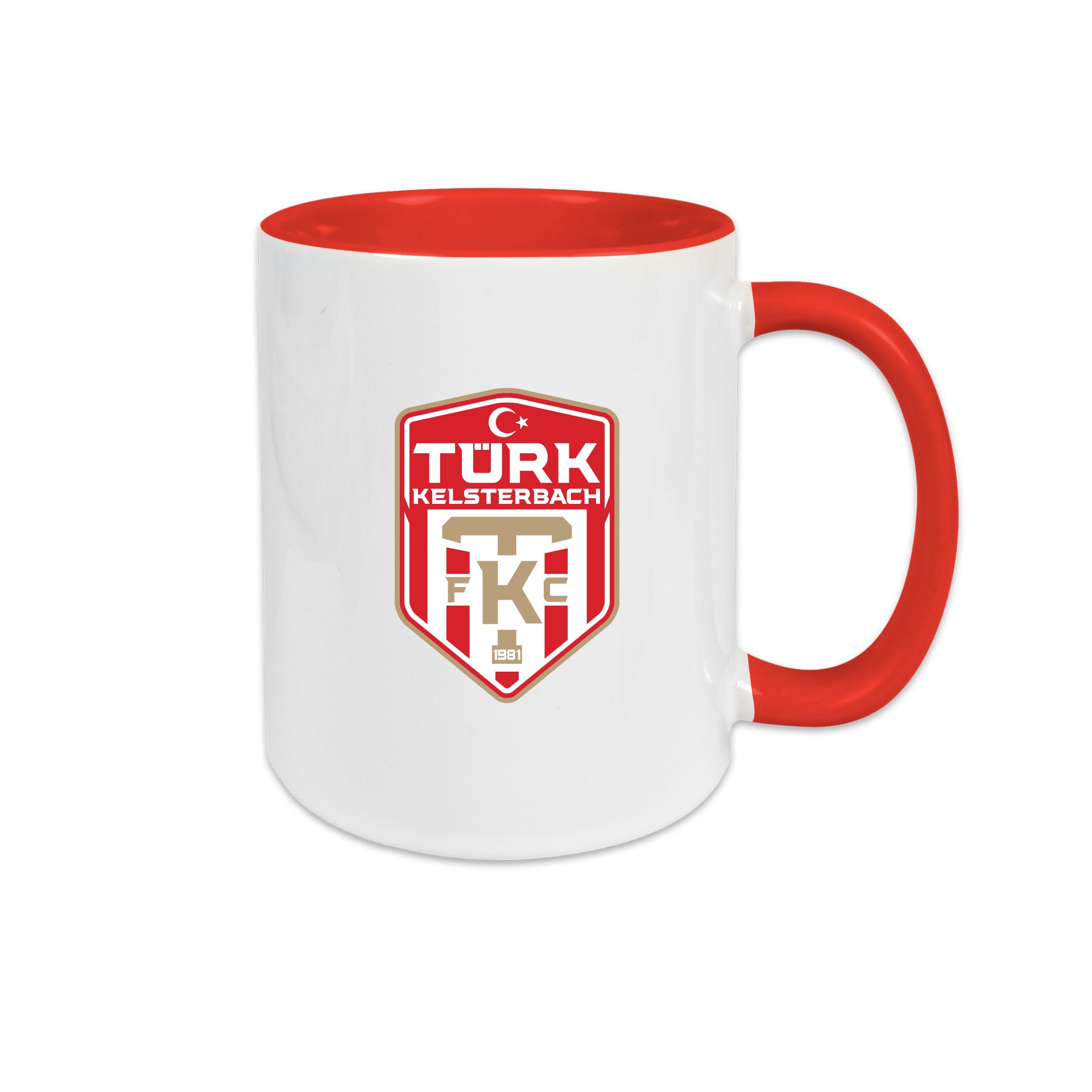 Tasse Logo Weiss/Rot
